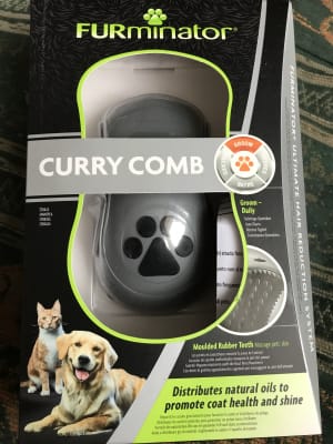 Rubber curry comb for dogs clearance