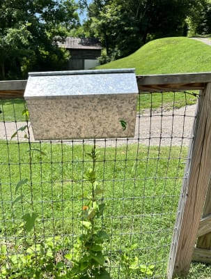 Galvanized Garden Tool Storage Box