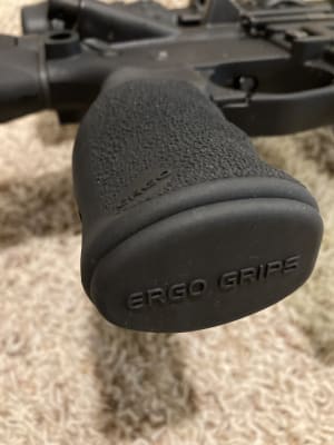 ERGO Tactical Deluxe Zero Grip Plug Overmolded Rubber Black ERGO Tactical Deluxe Zero Grip Plug Overmolded Rubber Black