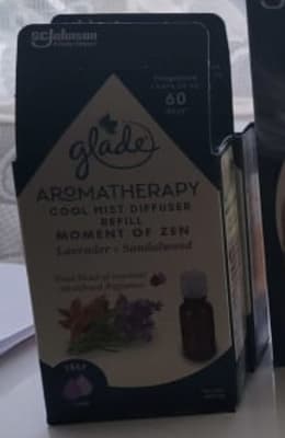 Moment of Zen Lavender & Sandalwood Glade® Aromatherapy Cool Mist Diffuser  Refill, Glade®
