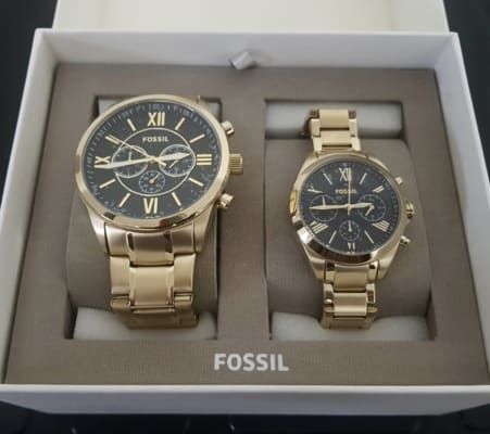 his and hers matching fossil watches