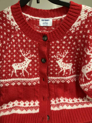 Red cardigan old navy store