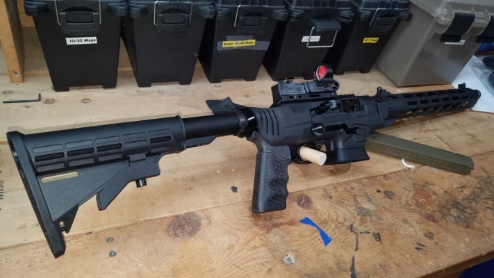 C-More Railway Reflex Red Dot Sight 8 MOA Red Dot Click Switch