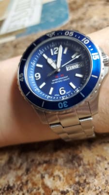 FB-02 Three-Hand Date Stainless Steel Watch - FS5691 - Fossil
