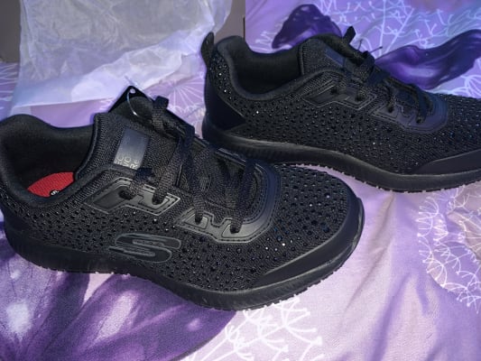 Skechers syn safe trainers ladies sales