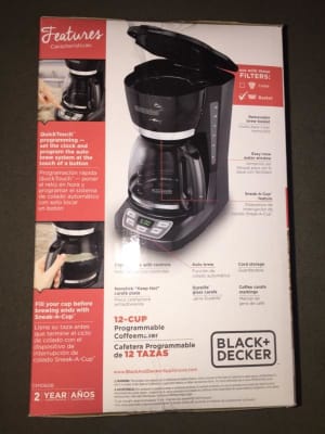 BLACK+DECKER™ 12-Cup Programmable Coffee Maker