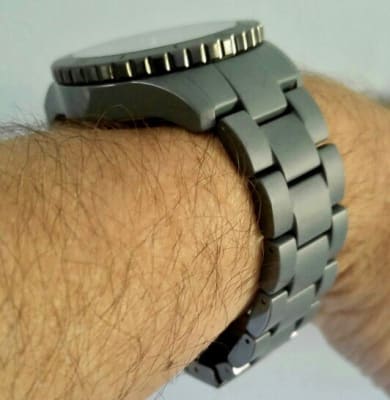 Fb-01 Automatic Grey Ceramic Watch 