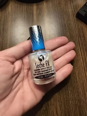 Seche FX Diamond Top Coat Blue | Shimmer Nail Finish