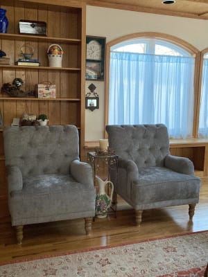 Dinara Accent Chair Dove Gray Dufresne Furniture and Appliances