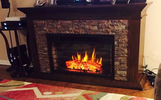 Customer Reviews Southern Enterprises Sei Canyon Heights Electric Fireplace Sylvane