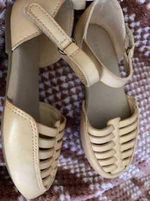 Faux Leather Ankle Strap Huarache Flats for Toddler Girls Old Navy