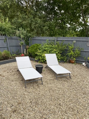 Sun Lounger with Wheels Homebase