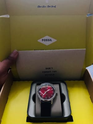 Black Leather Watch - FS5493 - Fossil