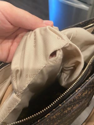 Guess Kamryn Tote Purse Women s Bags Wallets in Brown Buckle