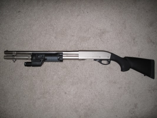 Hogue OverMolded Stock Mossberg 500 12 Length of Pull Black