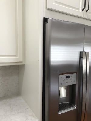 Ge 21 8 Cu Ft Side By Side Refrigerator Gzs22imnes Abt