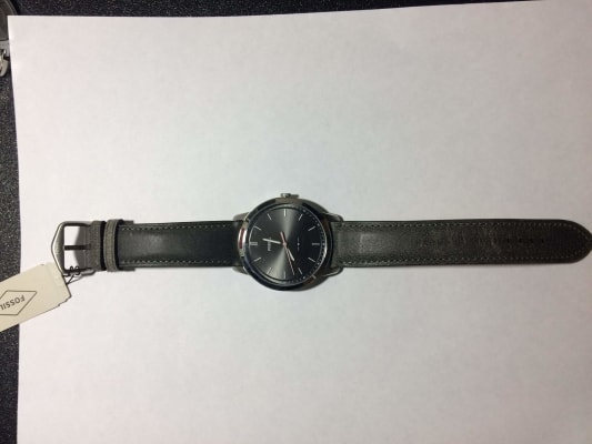 Fossil The Minimalist Watch Men s Watches in Grey Buckle