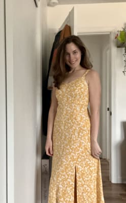 Yellow floral dress old navy shop