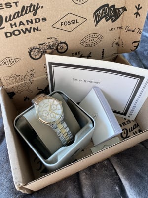 Two-Tone Stainless Steel Watch 