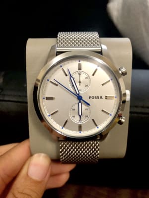 Townsman 44mm chronograph top stainless steel watch