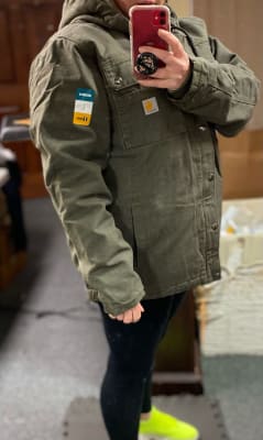 Murdoch s Carhartt Men s Relaxed Fit Washed Duck Sherpa Lined Utility Jacket