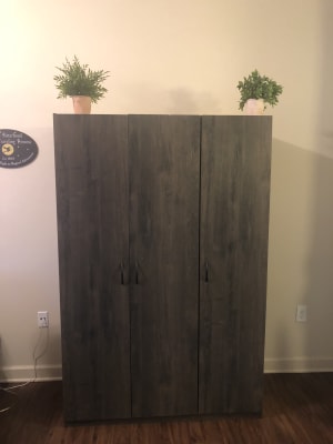 Big lots shop rodeo oak wardrobe
