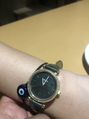 fossil green strap watch