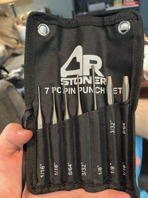 AR-STONER AR-15 Roll Pin Starter Punch Set 7-Piece Steel