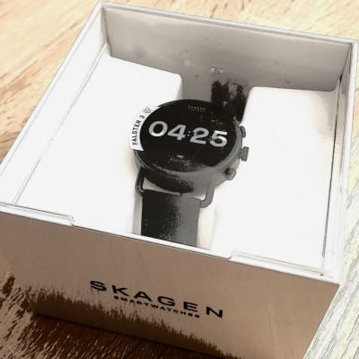 Smartwatch HR Falster 3 X by KYGO Silikon schwarz SKT5202 - Skagen