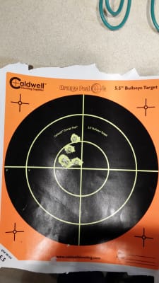 Caldwell Orange Peel Targets 7.5"X6" Targets 5-1/2" Self-Adhesive 10-25-50 