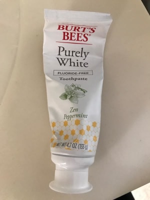 Burt's Bees Purely White Fluoride-Free Toothpaste 4.7oz Zen Peppermint