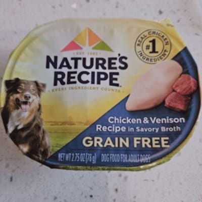 Nature s Recipe Grain Free Chicken Venison in Broth Dog Food
