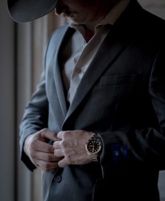 Date Two-Tone Stainless Steel Watch 