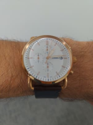 Fossil The Commuter Watch - Men's Watches in Brown | Buckle