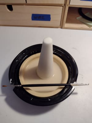 JEWELLERS BORAX FLUX CONE & DISH FOR SOLDERING GOLD OR SILVER - TB229&TF241