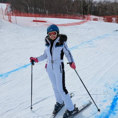 Poivre Blanc Natalie II Insulated Ski Suit with Faux Fur (Women's)