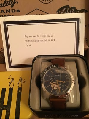 Townsman Automatic Brown Leather Watch 