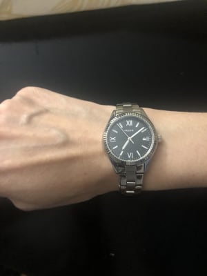 Rye Three-Hand Date Stainless Steel 
