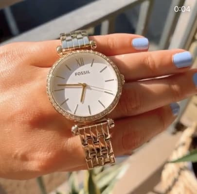 Tillie Three-Hand Gold-Tone Stainless 