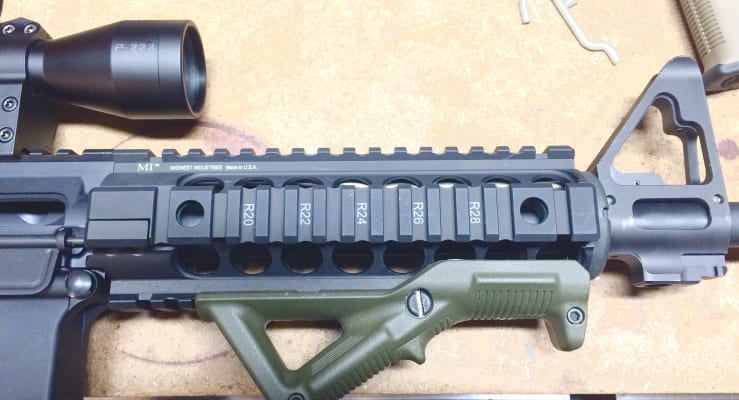 Midwest Industries Gen 2 Free Float 2-Piece Handguard Quad Rail AR-15