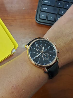 Fossil Rhett Black hugable Watch BQ1006