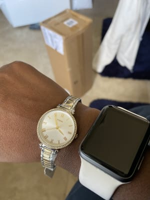 Tone Stainless Steel Watch 