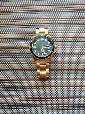 FB-01 Three-Hand Date Gold-Tone Stainless Steel Watch - FS5658 