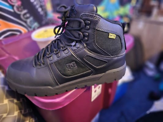 DC Shoes Men's Pure Work Met Guard CT Safety Shoes - Black