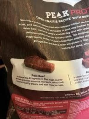 Nutrish Peak Protein Open Prairie Recipe Dry Dog Food
