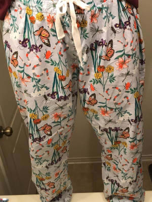 Printed Poplin Pajama Pants for Women, Old Navy