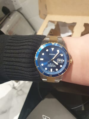 Two-Tone Stainless Steel Watch 