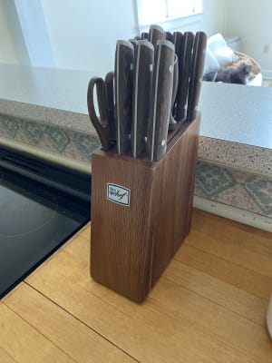 Deco Chef 16 Piece Kitchen Knife Set with Wood Handles 鈥?Deco Gear