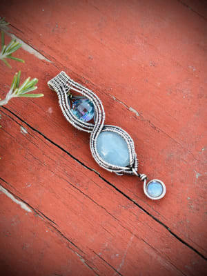 Rainbow Moonstone Round Cabochon RioGrande