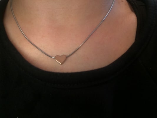Skagen heart necklace cheap